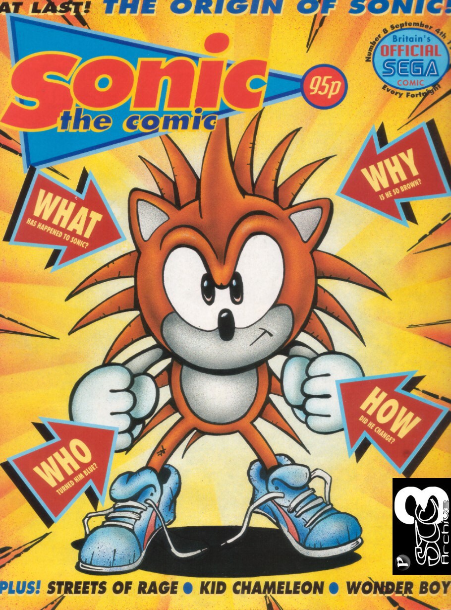 Sonic - The Comic Issue No. 008 Comic cover page